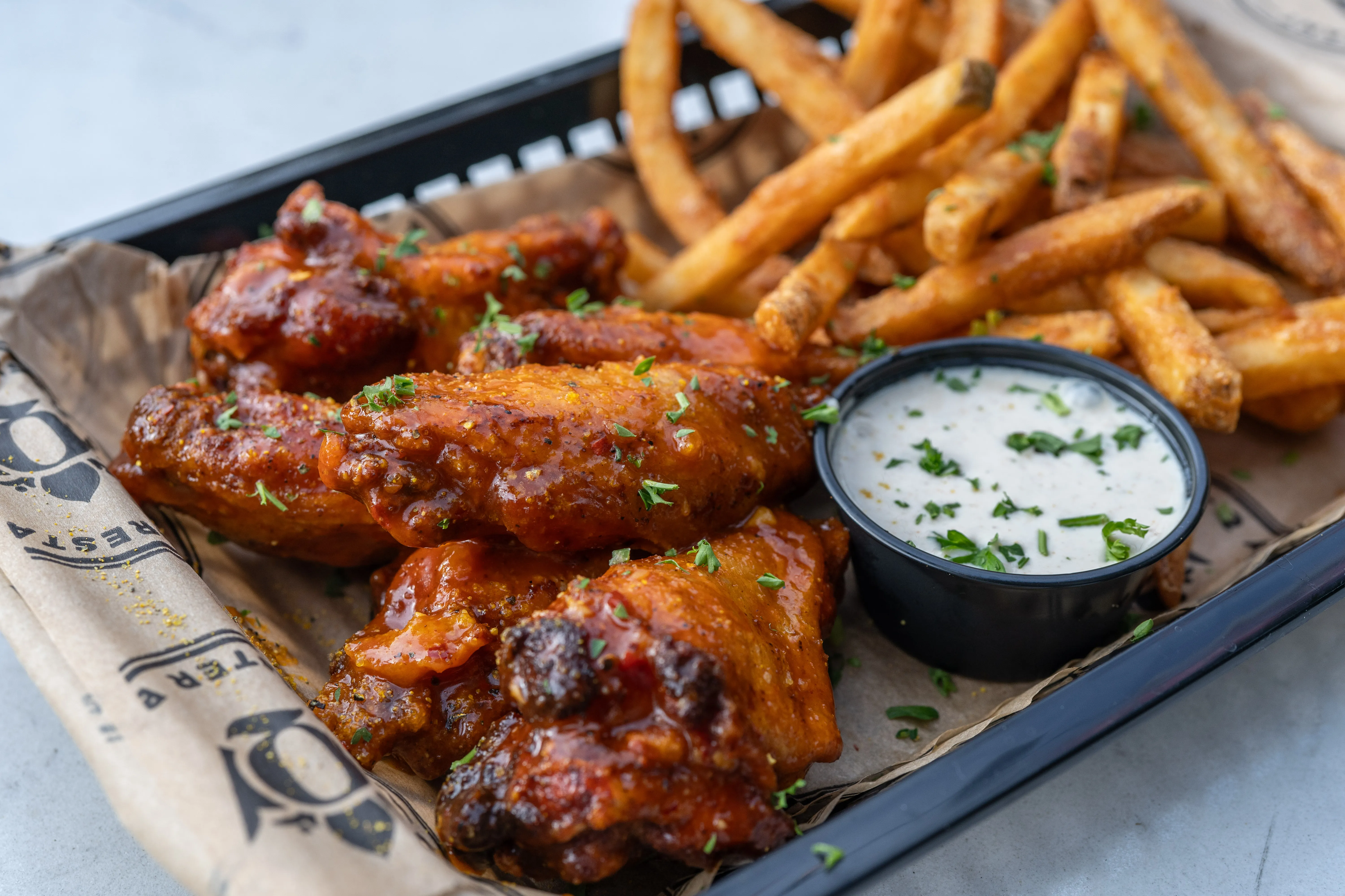 WINGS,  LEMON PEPPER · LP WET · COGNAC BBQ · CRAWFISH PARM · LP HOTS · CAJUN SPICE · GHOST