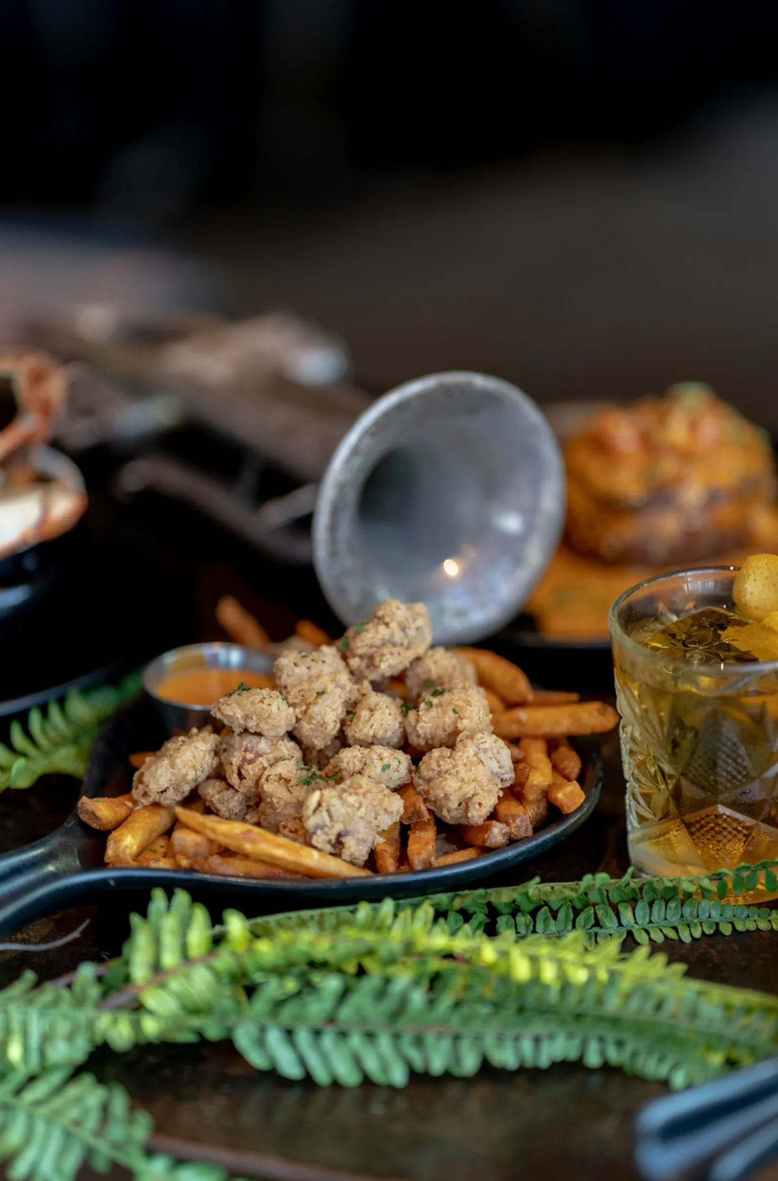 Fried oysters and fries — Louisiana Purchase kitchen